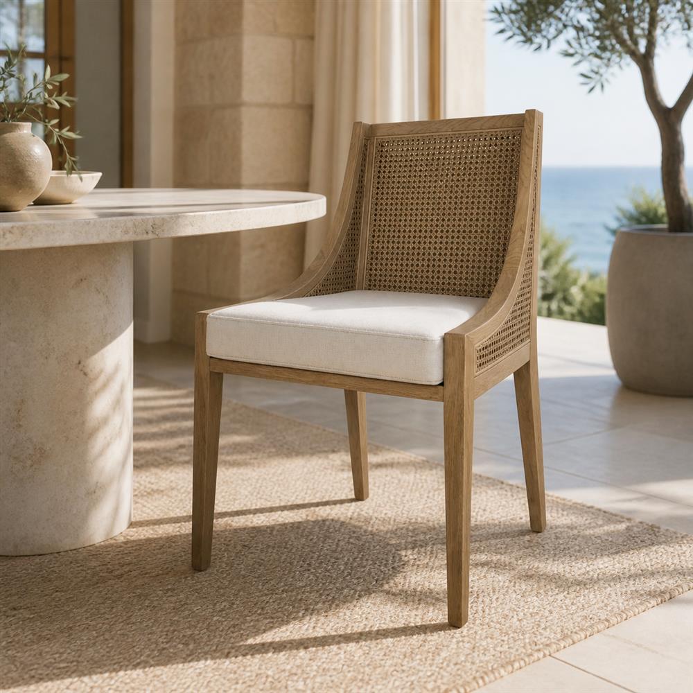 NATURAL CANE DINING CHAIR CYC-027-NAT