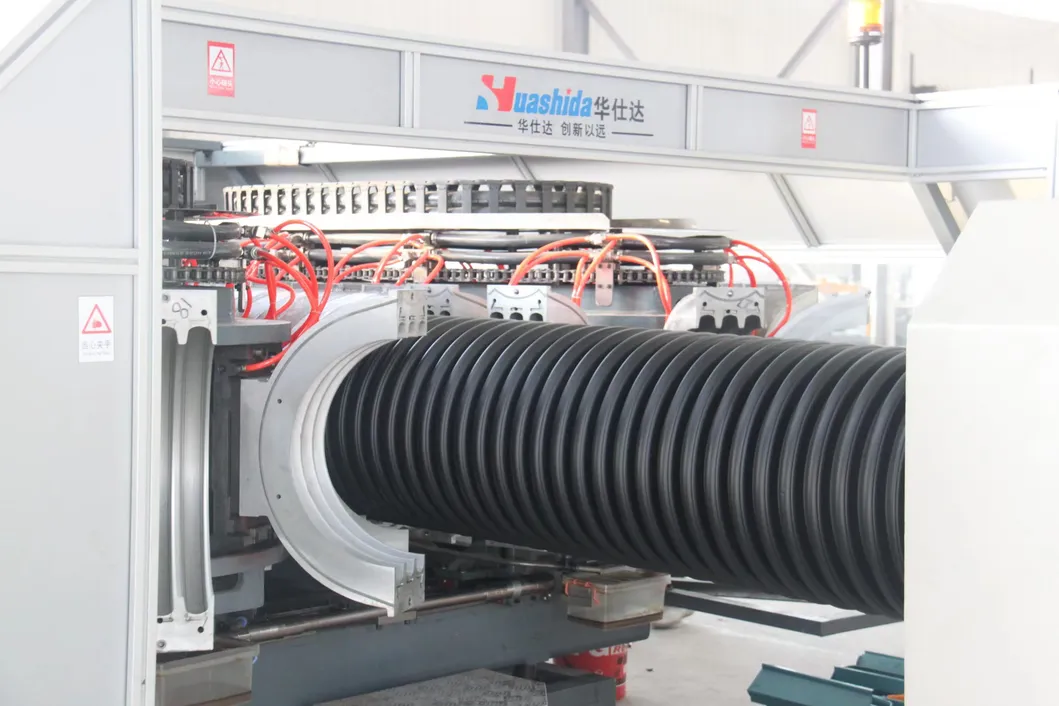 DWCP Series High-Speed Water-Cooled Double Wall Corrugated Pipe Manufacturing Machine for Urban Drainage