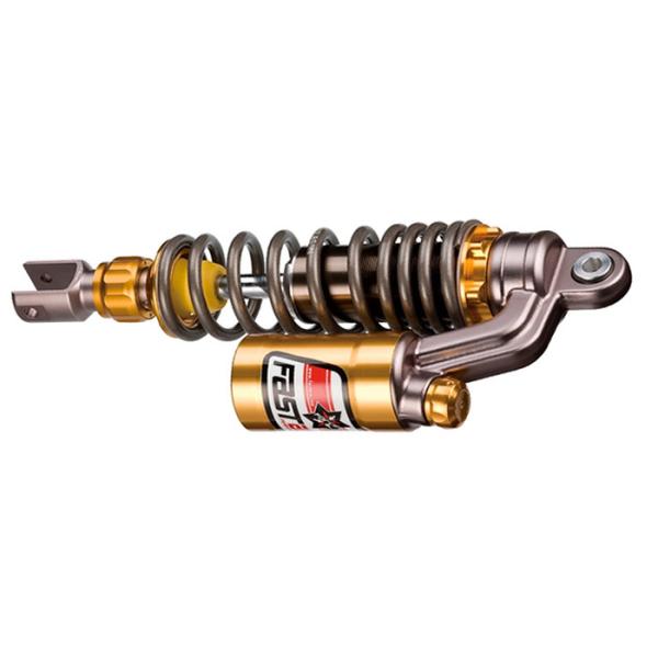 FASTACE Óleo hidráulico bobina de moagem absorvedor de choque traseiro de Atv/scooter/pitbike Suspensão w/ Piggyback Rebound/comp amortecedor