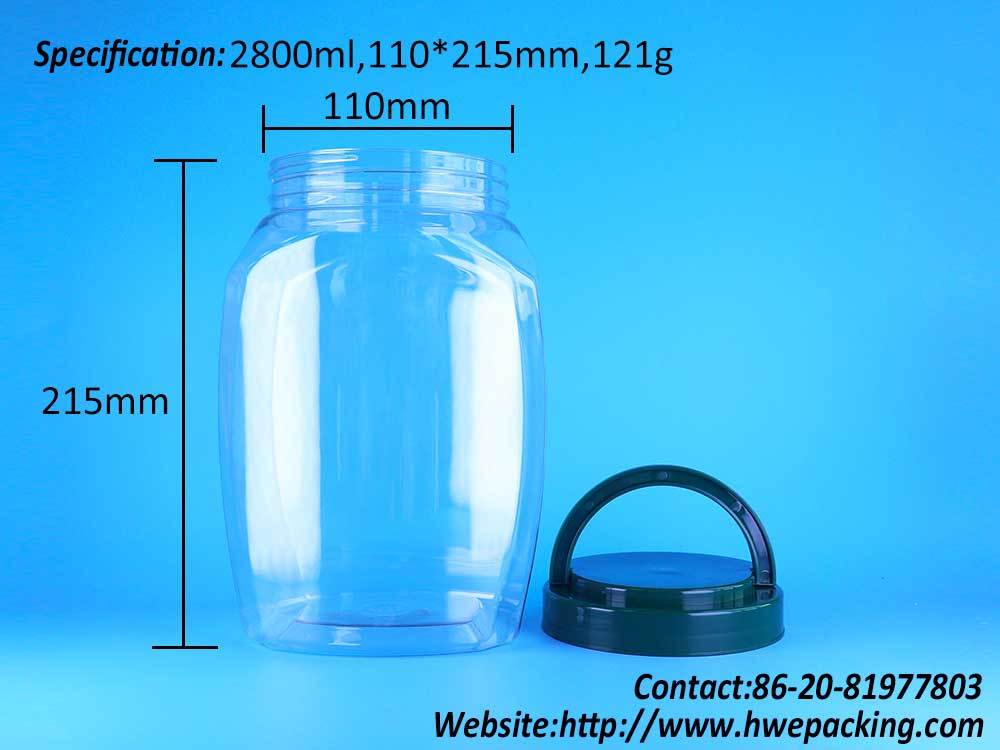 PET Jar For Protein Powder Dry Nutrition Mixes And Scoop Fit Sample Evaluation