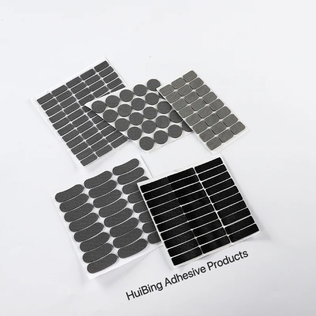 Silicone Gasket Mesh Self adhesive Mobile Phone Stand Non-slip Silicone Foot Mat