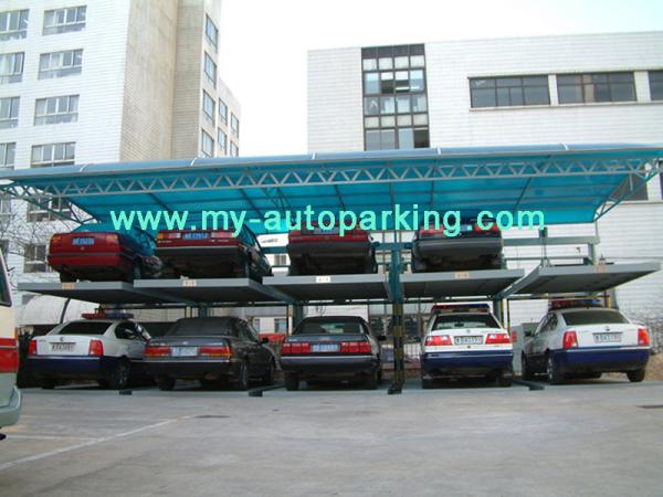 Car Underground Lift Parking Garage Hydraulic Stacker Hydraulic Parking 2 Levels