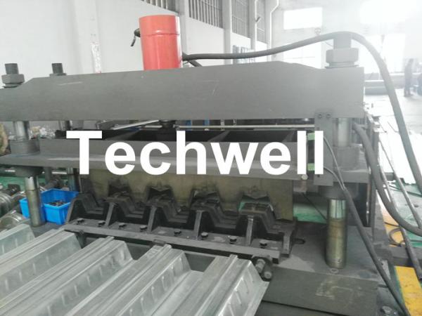 Steel Structure Floor Deck Cold Roll Forming Machine For Galvanized Steel Sheet