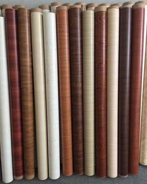 Wood Grain PVC Film Vacuum PVC Lamination Film For Furniture MDF Panel