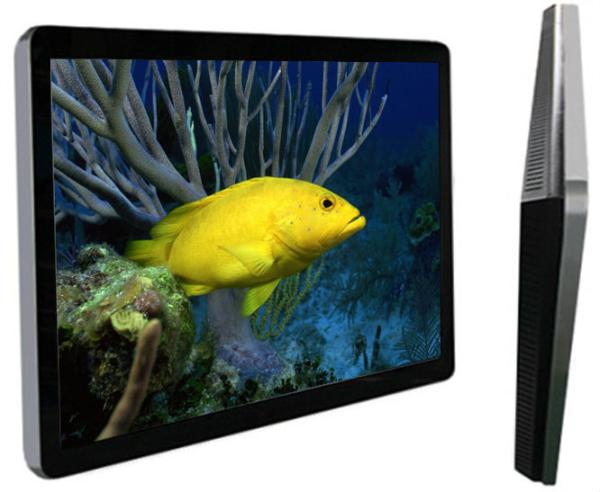 BMP JPG GIF 42 46 Advertising Digital Signage / Wall Mounted Multimedia LCD Screen