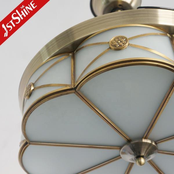 42 Ventilador de teto LED inteligente com design invisível sem lâmina e função de ar de resfriamento