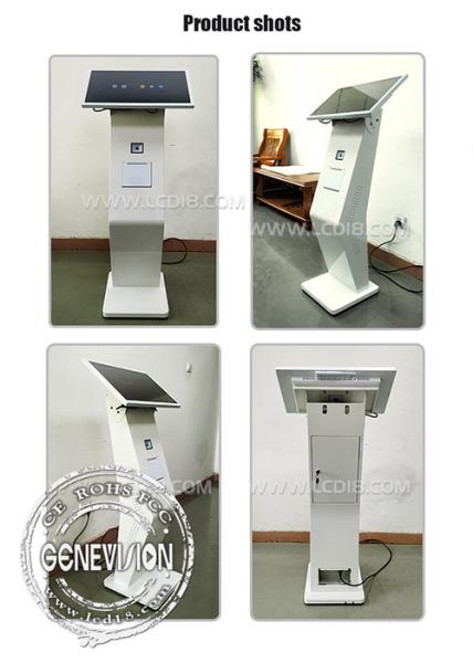 21.5 polegadas K Design Instalação em pé Quiosque de autoatendimento Com 1920 * 1080 resolução