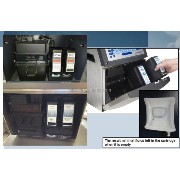 Willett 630 Continuous Inkjet Printer Industrial Batch Coding Machine Expire Date Printing Machine for Bottle