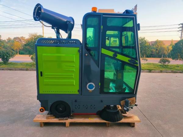 Pure Electric Industrial Street Outdoor Multi Functional Cleaning Machine Ride On Road Smart Sweeper