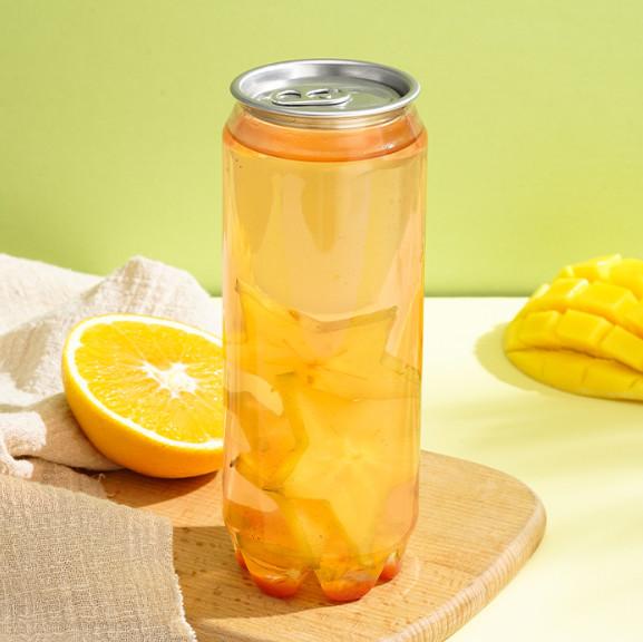 12oz 350ml 16oz 500ml Plastic Juice Bottles With Easy Open Lid