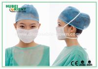 Approuvé EN14683/ASTMF2100 Masque facial chirurgical à usage unique avec attache pour hôpital/clinique