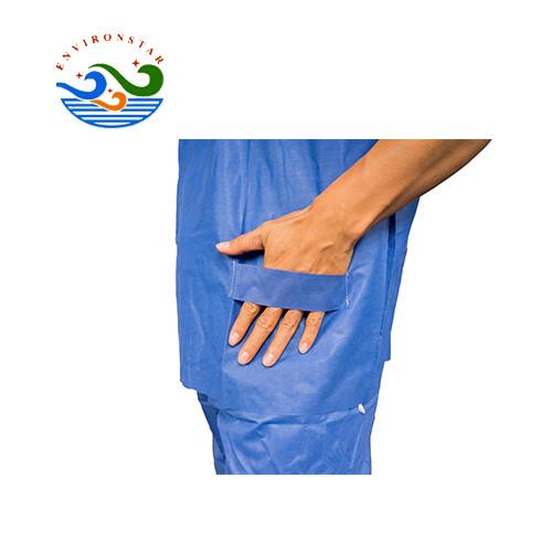 Single-use Protector Surgical Scrub Shirt And Pant Disposable Scrub Suit Nurse Gown Disposable