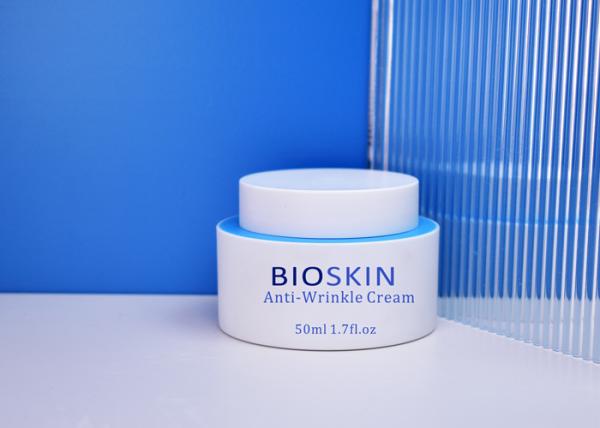 Custom Soft Touch 50ml 2OZ Cylinder Mono Plastic Cosmetic Jar As Sustainable Packaging For Face Cream In Round Shape