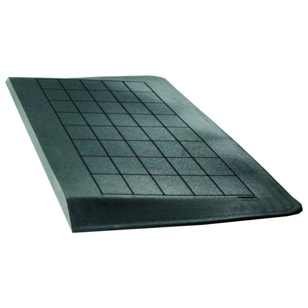 Recycled Rubber Ramp Edge 1000x200x30mm Transition Rubber Threshold Ramp Black