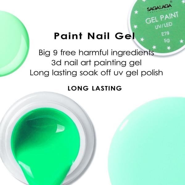 Custom Logo Nail Art Painting Gel UV Glitter Gel Polish with MSDS Certification