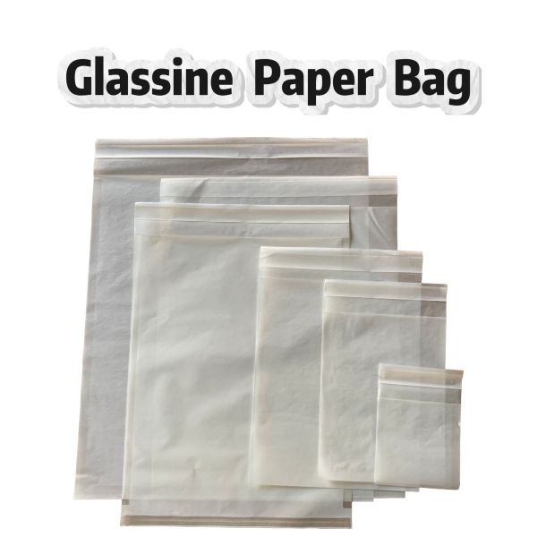 Lightweight Glassine Paper Bag 30gsm – Self-Seal, High Translucency for Small Delicates