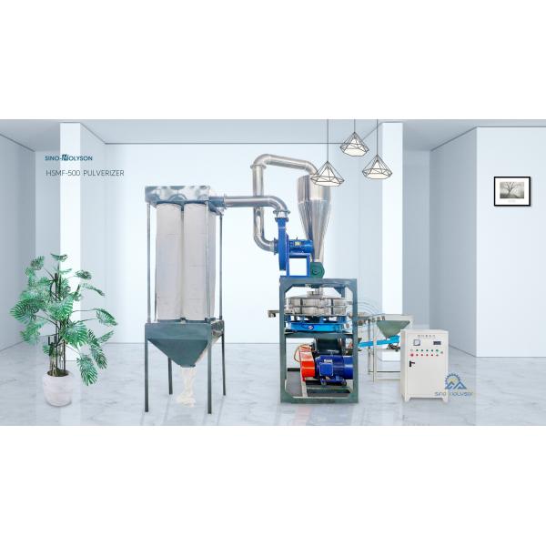 200-350 kg/h Máquina pulverizadora de sucata de PVC de plástico 380V / 415V