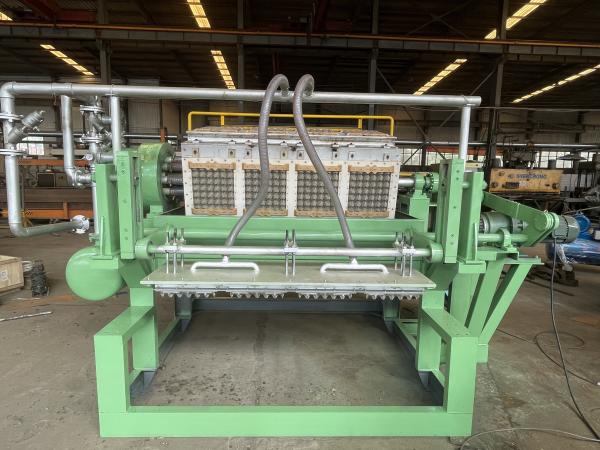 自動回転式紙卵皿機 パルプ鋳造機 2000pcs/h アルミニウム模具