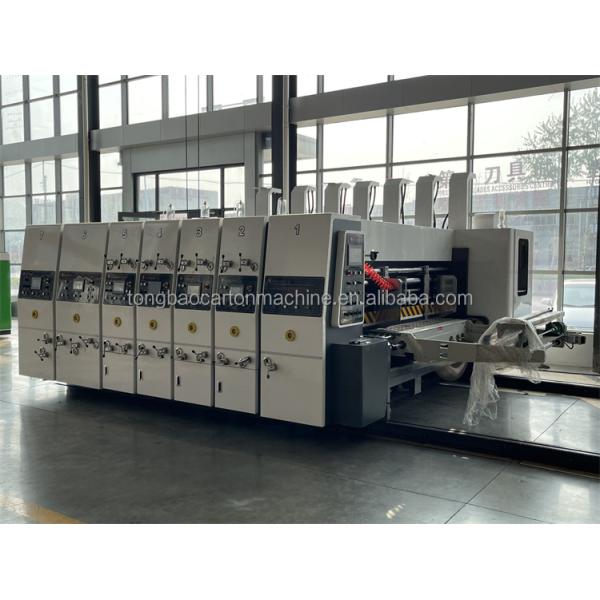 Автоматическая 3-цветовая печатная режущая машина для гофрированного картона