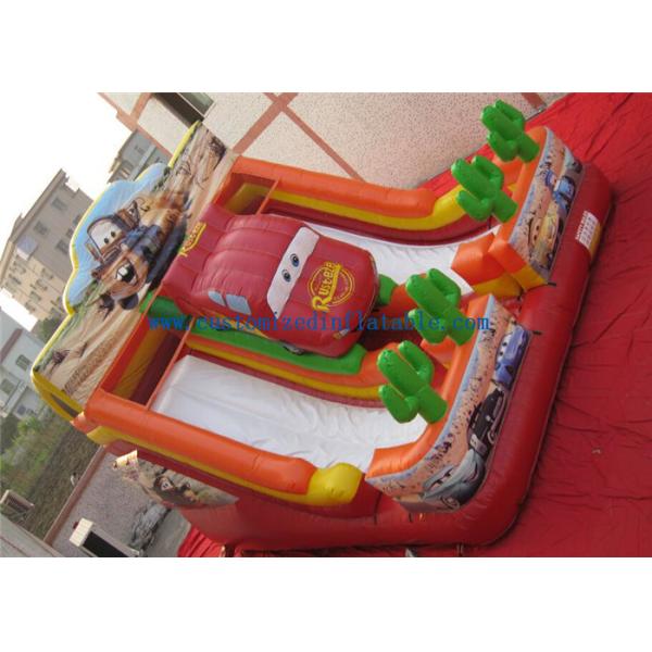 Cartoon Giant Commercial Water Slip And Slide Inflatable Toys For Adults And Kids
