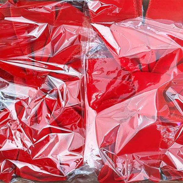 Добавьте элегантность к вашему рождественскому декору с лентами MSD Красный бархатный рождественский ленточный лук