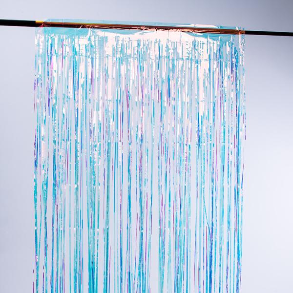 Metallic Iridescent Curtain Backdrop 200x100cm Tinsel Foil Curtain