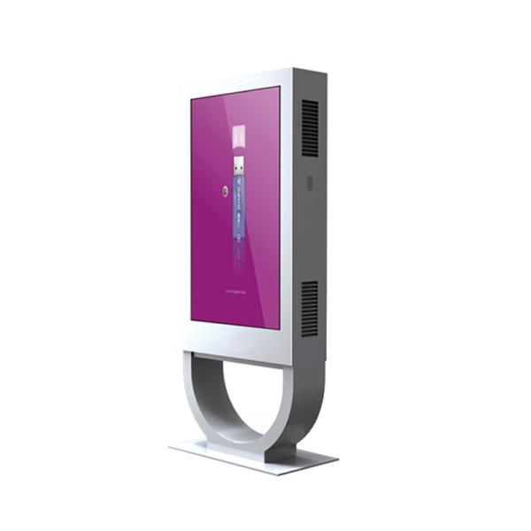 Vandal Proof Outdoor LCD Digital Signage LG Panel 4K Max Resolution