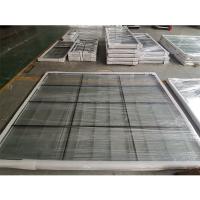 Système de panneaux muraux en aluminium insonorisé pour fenêtre en verre fixe