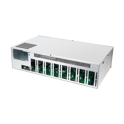 8 GPU Mining Rig Slot Mainframe With High Power Supply And Four Cooling Fan