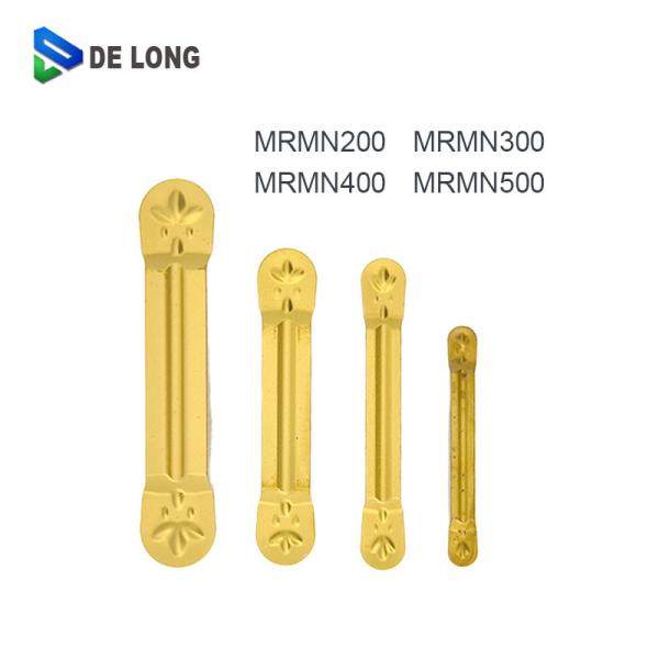 Tungsten Carbide CNC Grooving Inserts MRMN400 MRMN500-M For Steel Machining