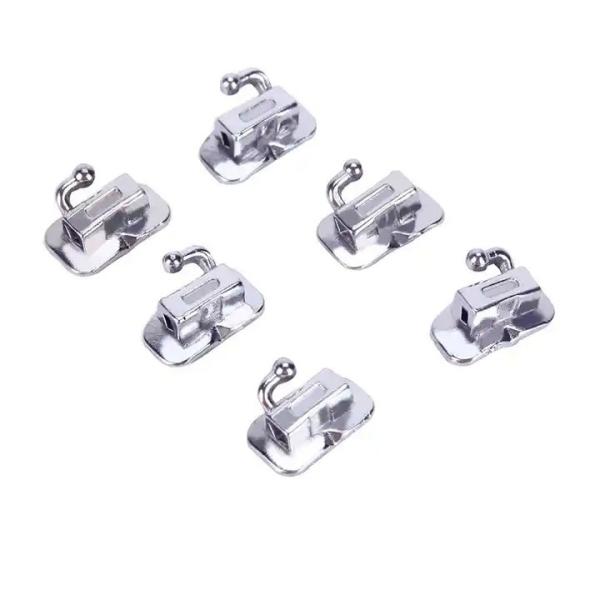 1st 2nd Bondable Single Molar Orthodontic Buccal Tube Metal Non Convertible