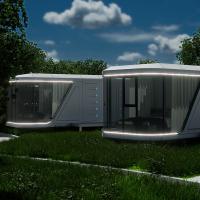 Custom Prefab Capsule House with Galvanized Steel Frame