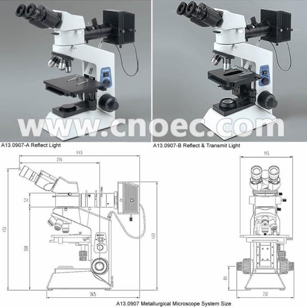 Микроскоп исследования LWD Metallographic с CE A13.0907 Nosepiece Quarduple