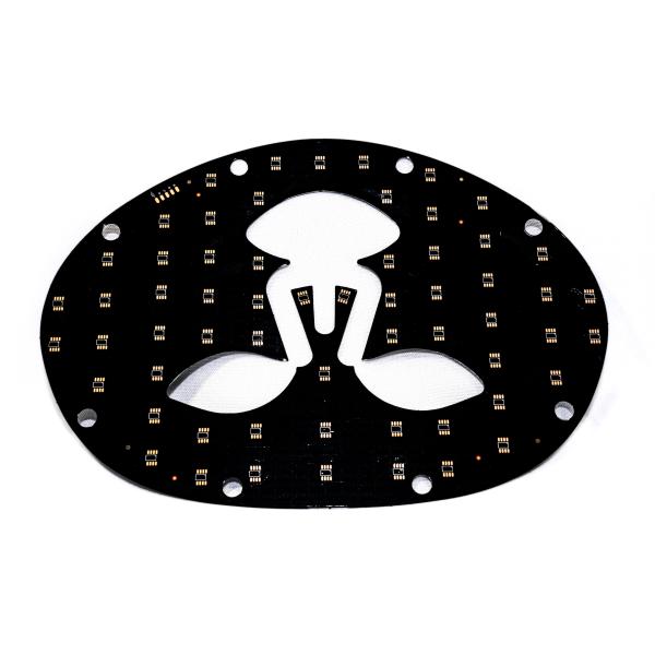 Flexible Circuit Board Double Layer LED Beauty Mask Circuit Board with Fire Protection Level V0 and Customizable Design