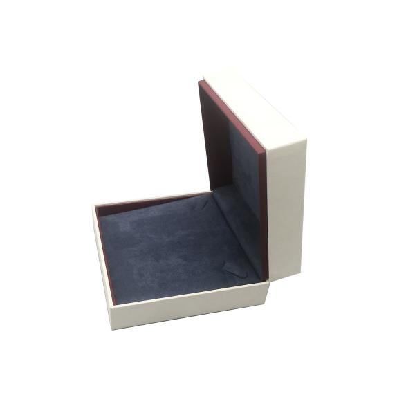 White Color Luxury Classic Rigid Cardboard Gift Boxes For Necklace