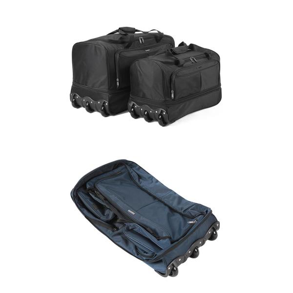 Gran capacidad 95-135 litros Bolso de bolsillo expandible con ruedas