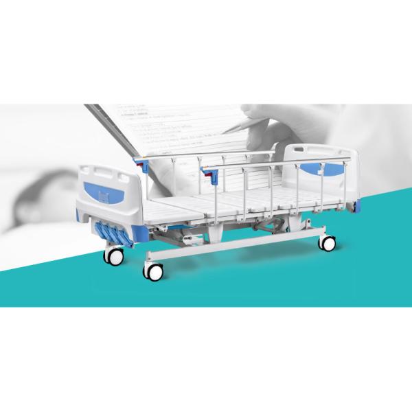 China Wholesale Comfortable Four Cranks Five Functions Manufactures Hospital Bed