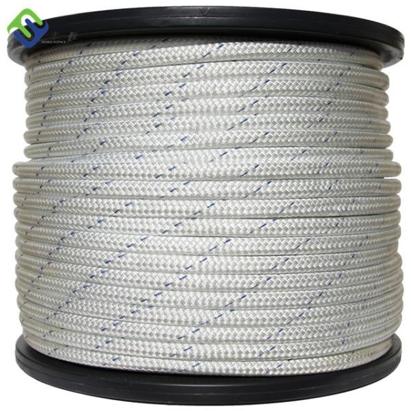 Multicolor duplo trançado de nylon vela barco corda de amarração 6mm a 50mm 1/4  a 2