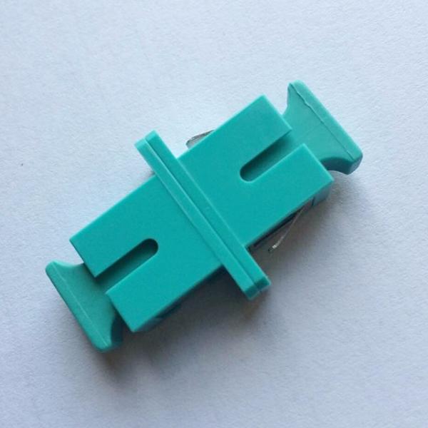 OM4 SC ПК фланца стекловолокна MM Aqua переходника симплексного