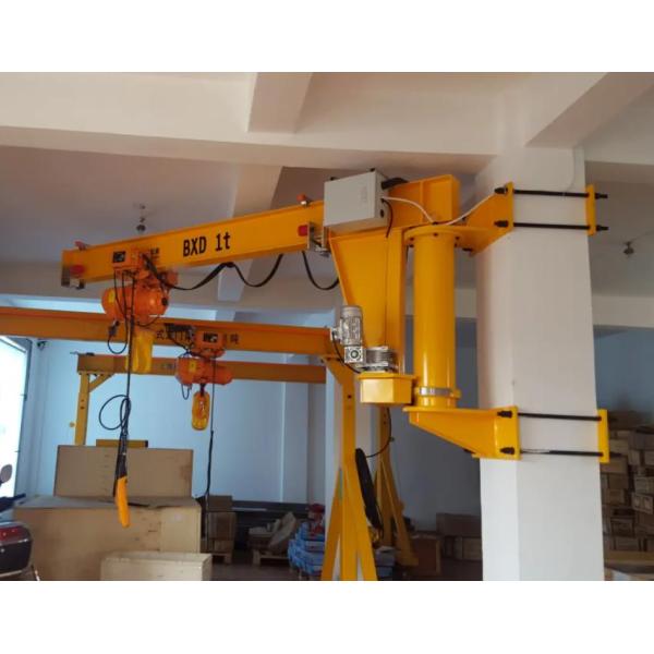 Electric Mobile Wall Mounted Jib Crane 3 Phase For Workshop