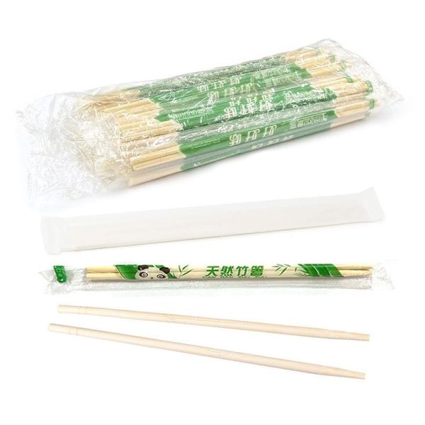 Polished Smooth Insect-resistant Round Bamboo Chopsticks Disposable Eco-friendly Food Grade