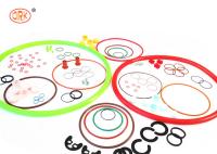 Silicone O Ring Seal de NBR FKM EPDM, O de borracha feito sob encomenda Ring Seals