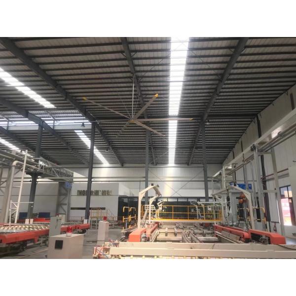 1.5кВ природный охлаждающий воздух высокоскоростной HVLS потолочный вентилятор