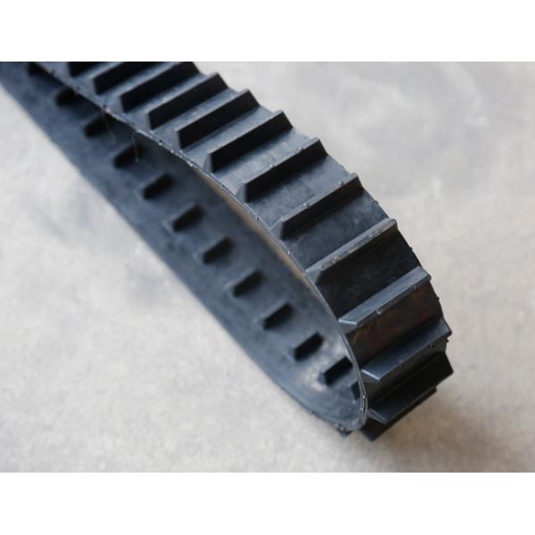 Las pequeñas pistas continuas del robot, caucho de encargo siguen la presión de tierra baja