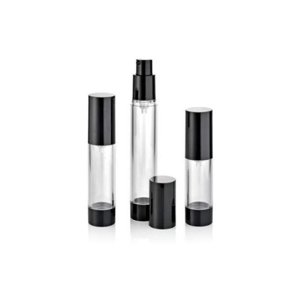 Customized 15ml 30ml 50ml Plastic Airless Pump Vacuum Cosmetic Bottle Leakproof Controlled Dispensing Cream Lotion Packaging