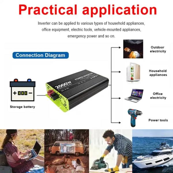 12V Inverter Pure Sine Wave Pure Sine Wave Inverter Car Dc 12V To Ac 220V Pure Sine Wave Inverter Best Sale