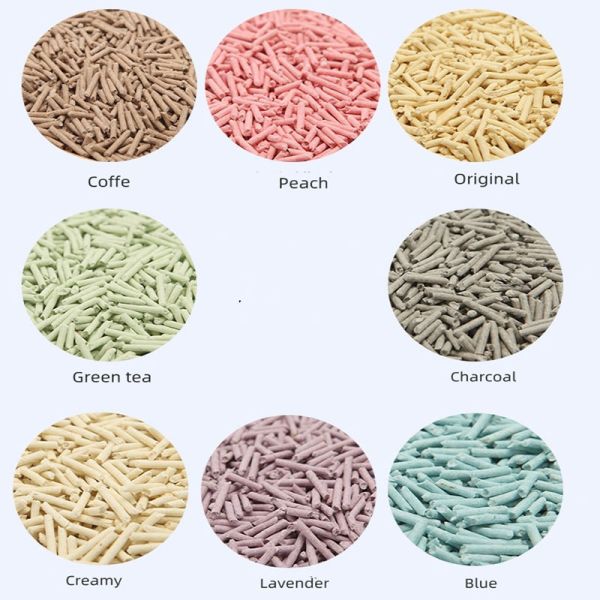 Scented Tofu Cat Litter Natural Formula For Sensitive Cat With Low Dust Fast Clumping