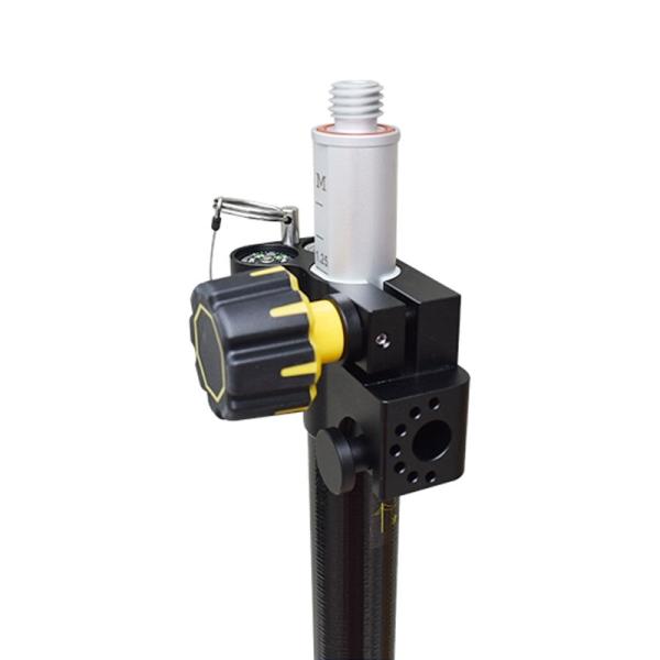 GPS RTK GNSS Telescopic Rover Pole Carbon Fiber Extendable Pole for SOUTH GPS Surveying