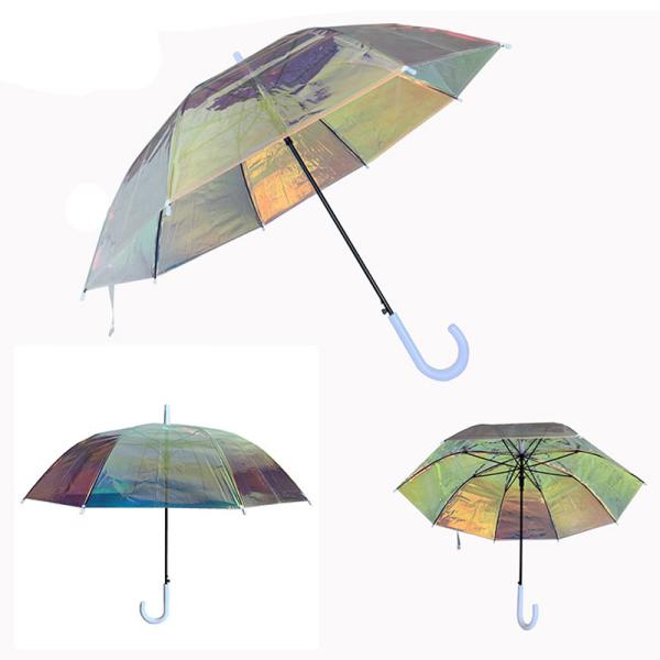 Adults Iridescent Color Changing Umbrella with Special Design and Glitter Reflective