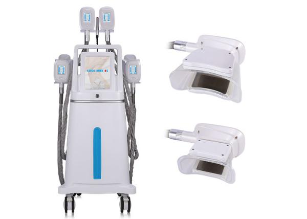 Vertical Model Body Slimming Machine 4 Handles Working Simultaneously